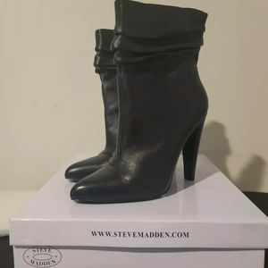 Steve Madden Black Boots Women Size 8 Medium